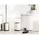 Εικόνα της Κάδος Απορριμμάτων 5Five Siliflex 6L White 24.2x15.5x30.5cm 174635A