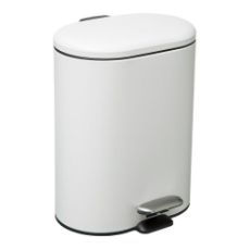 Εικόνα της Κάδος Απορριμμάτων 5Five Siliflex 6L White 24.2x15.5x30.5cm 174635A