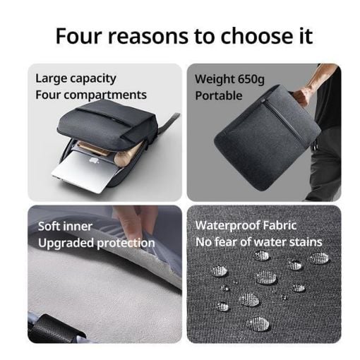 Εικόνα της Τσάντα Notebook 15.6'' Ugreen LP664 Waterproof Grey 90798