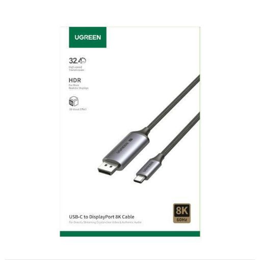 Εικόνα της Καλώδιο Ugreen CM556 USB-C to DisplayPort 8K/60Hz 2m 25158