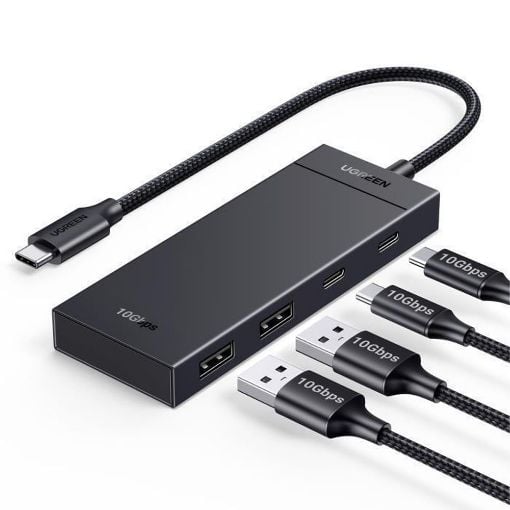 Εικόνα της USB Hub Ugreen 4-Port USB-C & USB-A CM806 Black 35583
