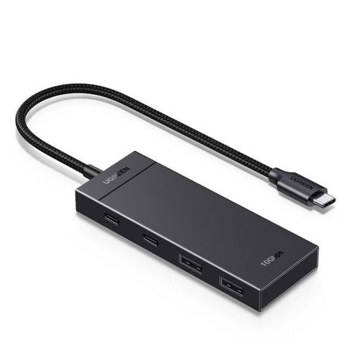 Εικόνα της USB Hub Ugreen 4-Port USB-C & USB-A CM806 Black 35583