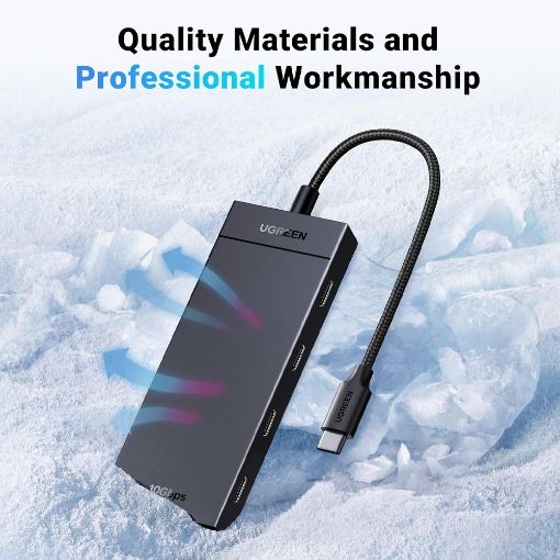 Εικόνα της USB Hub Ugreen 4-Port USB-C CM806 Black 35584