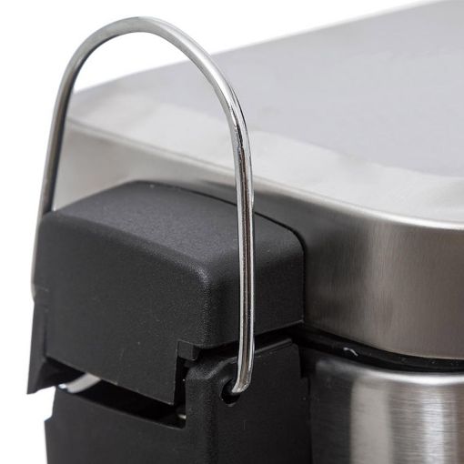 Εικόνα της Κάδος Απορριμμάτων 5Five 5L Silver 29x14.2x30.5cm 160847