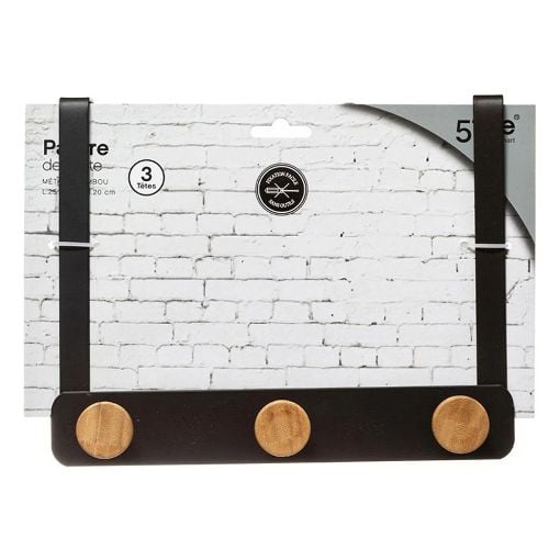Εικόνα της Κρεμάστρα Πόρτας 5Five 3 Θέσεων 25x8.2x20cm151569A