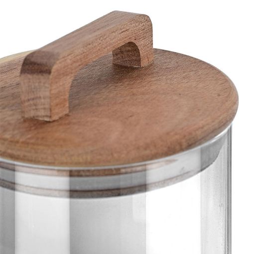 Εικόνα της Δοχείο Αποθήκευσης Estia Allure Γυάλινοm 1300ml 10x10x22cm 01-17491
