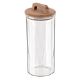 Εικόνα της Δοχείο Αποθήκευσης Estia Allure Γυάλινοm 1300ml 10x10x22cm 01-17491