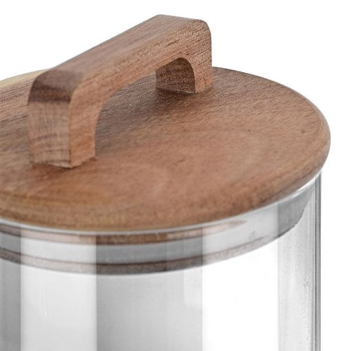 Εικόνα της Δοχείο Αποθήκευσης Estia Allure Γυάλινο 1000ml 10x10x19cm 01-17484