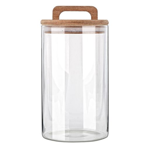 Εικόνα της Δοχείο Αποθήκευσης Estia Allure Γυάλινο 1000ml 10x10x19cm 01-17484