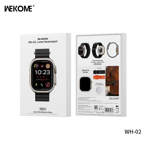 Εικόνα της Smartwatch WK WH-02 Titanium Gold