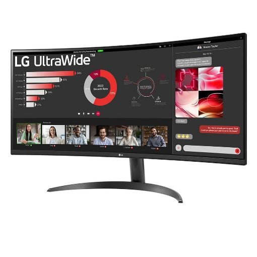 Εικόνα της Οθόνη LG 34WR50QK-B 34" Curved UltraWide VA Quad HD HDR 100Hz