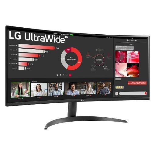 Εικόνα της Οθόνη LG 34WR50QK-B 34" Curved UltraWide VA Quad HD HDR 100Hz