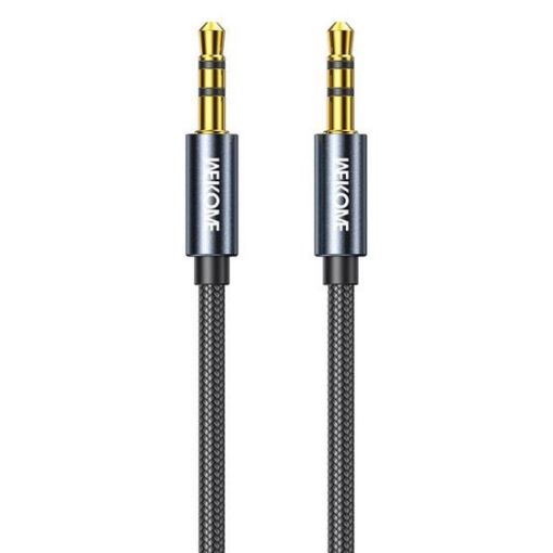 Εικόνα της Καλώδιο WK 3.5mm M/M TRS Braided 1m WDC-195