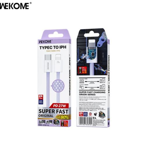 Εικόνα της Καλώδιο WK i6 USB-C to Lightning 27W 1m Purple WDC-21