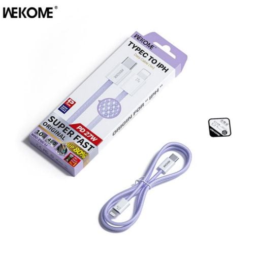 Εικόνα της Καλώδιο WK i6 USB-C to Lightning 27W 1m Purple WDC-21