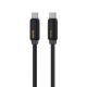 Εικόνα της Καλώδιο WK USB-C to USB-C 65W 1m Black WDC-28