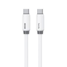 Εικόνα της Καλώδιο WK USB-C to USB-C 65W 1m White WDC-28
