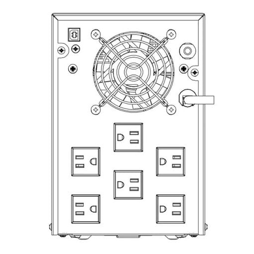 Εικόνα της UPS Hikvision Oversea 3000VA 1800W DS-UPS3000/MA