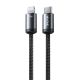 Εικόνα της Καλώδιο WK i6 USB-C to Lightning 35W 3A Braided 1m Black WDC-33