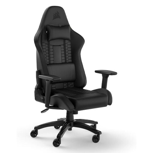 Εικόνα της Gaming Chair Corsair TC100 Relaxed Leatherette Black CF-9010050-WW