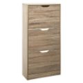 Εικόνα της Παπουτσοθήκη 5Five Drawy με 3 Ράφια 60x23.3x119.5cm Natural Οak 160392D