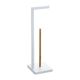 Εικόνα της Βάση Χαρτιού Τουαλέτας 5Five White 20x20x64.5cm 160925A