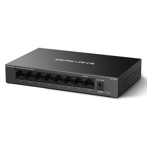 Εικόνα της Switch Mercusys MS108GS 8-Port Gigabit 10/100/1000Mbps