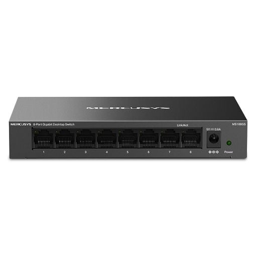 Εικόνα της Switch Mercusys MS108GS 8-Port Gigabit 10/100/1000Mbps