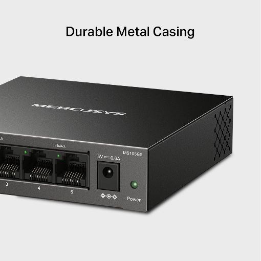 Εικόνα της Switch Mercusys MS105GS 5-Port Gigabit 10/100/1000Mbps