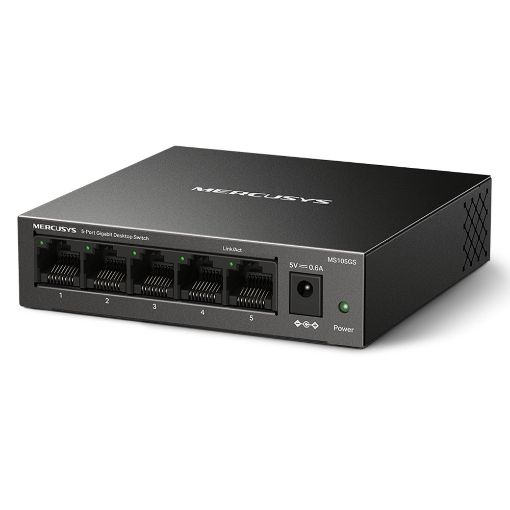Εικόνα της Switch Mercusys MS105GS 5-Port Gigabit 10/100/1000Mbps