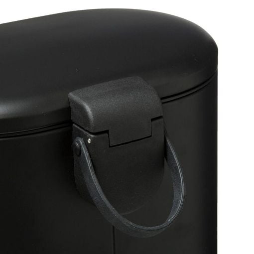 Εικόνα της Καλάθι Aπορριμμάτων 5Five Siliflex 6L Black 24.2x15.5x30.5cm 174635C