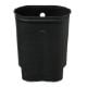 Εικόνα της Καλάθι Aπορριμμάτων 5Five Siliflex 6L Black 24.2x15.5x30.5cm 174635C