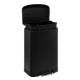 Εικόνα της Καλάθι Aπορριμμάτων 5Five Ariane 20L Black 30x29.5x53.3cm 202421A
