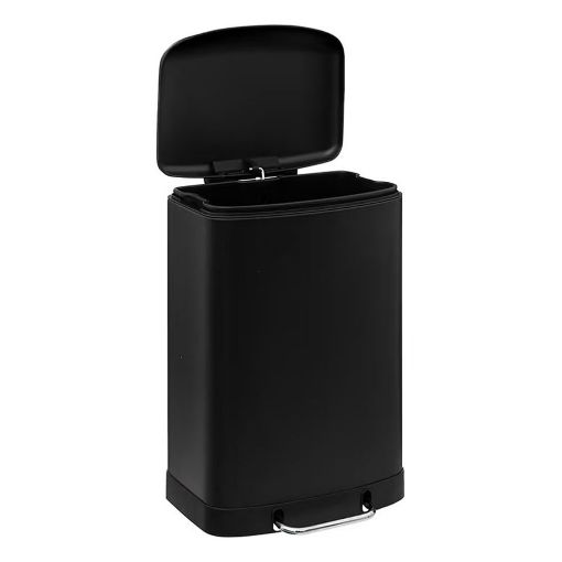 Εικόνα της Καλάθι Aπορριμμάτων 5Five Ariane 20L Black 30x29.5x53.3cm 202421A