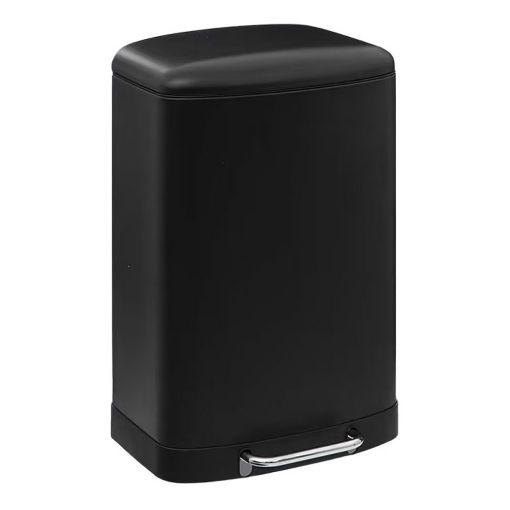 Εικόνα της Καλάθι Aπορριμμάτων 5Five Ariane 20L Black 30x29.5x53.3cm 202421A
