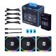 Εικόνα της Case Fan Lian Li UniFan SL Wireless LCD 120 Reverse Black (3-pack with Controller) G99.12RSLLCD1W3B.00