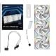 Εικόνα της Case Fan Lian Li UniFan SL Wireless 120 White (3-pack with Controller) G99.12SL1W3W.00