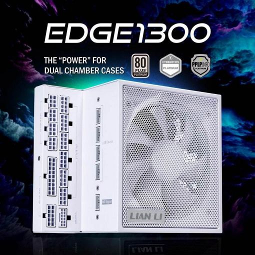 Εικόνα της Τροφοδοτικό Lian Li Edge 1300W Fully Modular 80 Plus Platinum White G9P.EG1300.WE00