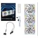 Εικόνα της Case Fan Lian Li UniFan SL Wireless LCD 120 White (3-pack with Controller) G99.12SLLCD1W3W.00