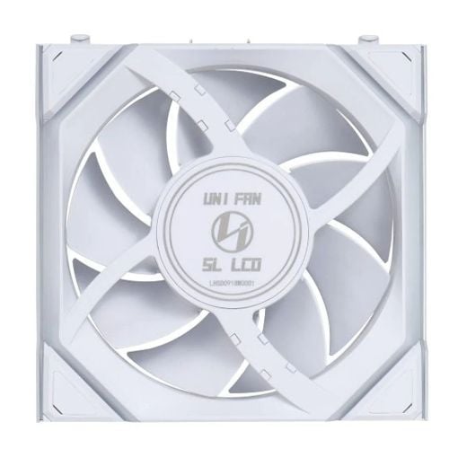 Εικόνα της Case Fan Lian Li UniFan SL Wireless LCD 120 White (3-pack with Controller) G99.12SLLCD1W3W.00