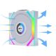 Εικόνα της Case Fan Lian Li UniFan SL Wireless LCD 120 White (3-pack with Controller) G99.12SLLCD1W3W.00