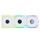 Εικόνα της Case Fan Lian Li UniFan SL Wireless LCD 120 White (3-pack with Controller) G99.12SLLCD1W3W.00