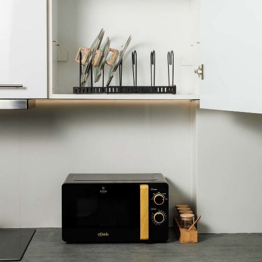 Εικόνα της Φούρνος Μικροκυμάτων Estia Oak 700w Μαύρο 20lt 06-25915