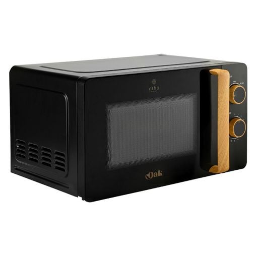 Εικόνα της Φούρνος Μικροκυμάτων Estia Oak 700w Μαύρο 20lt 06-25915