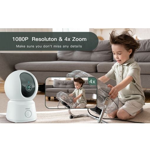 Εικόνα της Arenti AINanny B2 WiFi 1080p Baby Monitor Kit with LCD Screen