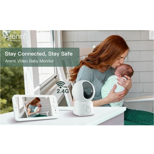 Εικόνα της Arenti AINanny B2 WiFi 1080p Baby Monitor Kit with LCD Screen