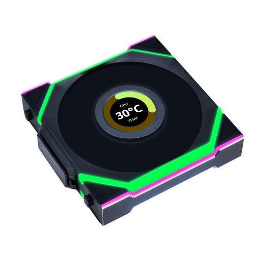 Εικόνα της Case Fan Lian Li UniFan SL Wireless LCD 120 Reverse Black G99.12RSLLCD1W1B.00