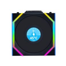 Εικόνα της Case Fan Lian Li UniFan SL Wireless LCD 120 Reverse Black G99.12RSLLCD1W1B.00
