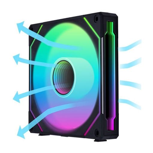 Εικόνα της Case Fan Lian Li UniFan Infinity SL-INF 140mm ARGB Reverse Black G99.14RSLIN1B.00