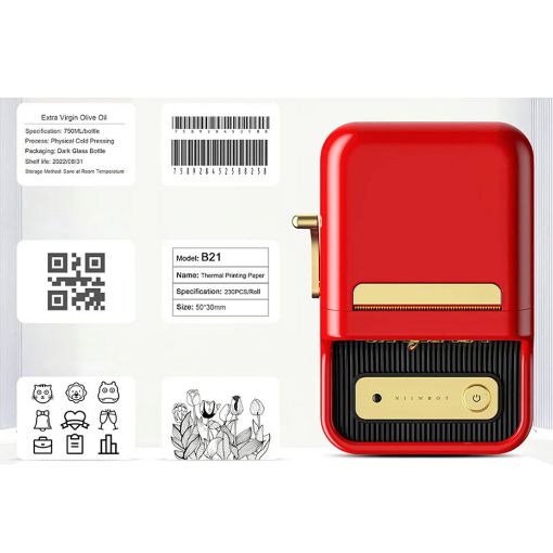 Εικόνα της Εκτυπωτής Ετικετών Niimbot B21S Bluetooth Red